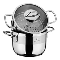 قدر بخار ستيل سوفرام تركي مقاس 22 سم