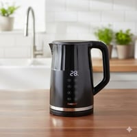 غلاية ماء كهربائية استيل من الداخل مع شاشة الكترون...