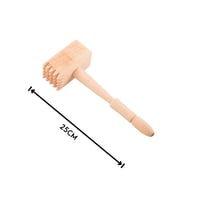 مطرقة لحم وستيك خشب طبيعي