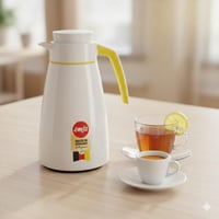 ترمس امزا ألماني 1.5 لتر لون ابيض واصفر