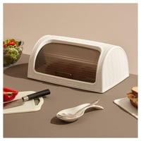 صندوق لحفظ الخبز والمعجنات بلاستيك صناعة تركية لون...