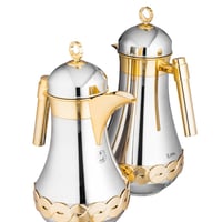 طقم ترامس جويلا من شركة السيف نيكل وذهبي مطفي 2 قط...