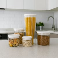 طقم مرطبانات زجاج 5 قطع