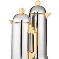 طقم ترامس شاي وقهوة الغزالة نيكل وذهبي فاخرة 2 قطع...