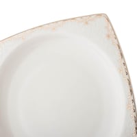 طقم صحون للحلا والفواكه والفطور 6 قطعة بورسلان مرب...