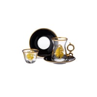 طقم شاي وقهوة 18 قطعة تركي