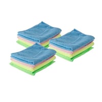 قماش تنظيف مايكرو ملون 12 قطعة مقاس 30*40 سم TITIZ