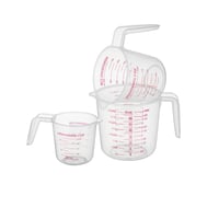 طقم اكواب قياس 3 قطعة بلاستيك