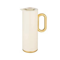 ترمس بروز ابيض وذهبي 1 لتر