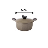 طقم قدور جرانيت جويل بني 9 قطعة بجودة عالية