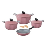 طقم قدور جرانيت جويل زهري 9 قطعة بجودة عالية