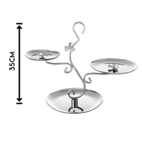 شيالة حلاوة قطوف معدن 3 خانات نيكل