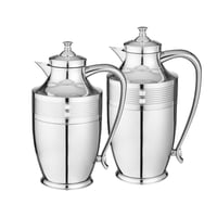 السيف طقم ترامس عبق شاي وقهوة نيكل سادة 2 قطعة