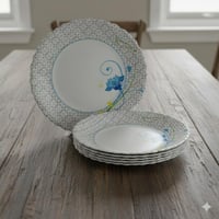 طقم صحون تقديم الحلا والفطور والفواكه اركوبال مدور...