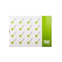 طقم صواني معدن نورتونا مستطيل منقوش نيكل بيد ذهبي...