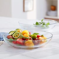 زبدية تقديم للمكرونة والسلطات زجاج سيلين مقاس 30 س...