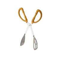 ملقط استيل بمقبض عازل سيليكون