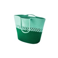 شنطة رحلات قطني لون اخضر