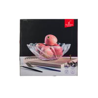 صحن تقديم الفواكه زجاج مموج مقاس 30*10 سم 1 قطعة