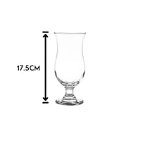 طقم كاسات عصير وكوكتيل زجاج شفاف 12 قطعة