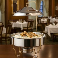 سخان طعام استيل هندي maxima 8 لتر فضي وذهبي سادة