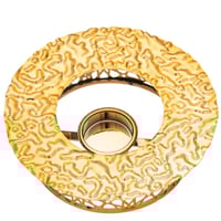 قاعدة دلة وبراد شاي معدن ذهبي