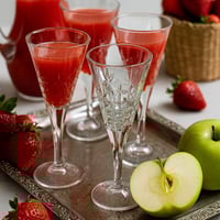 طقم كاسات عصير زجاج طويل 6 قطعة 240 مل