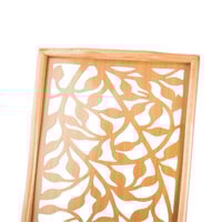 طقم صواني خشب 2 قطعة ارضية مزخرفة مع طبقة عازلة اك...