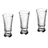 طقم كاسات عصير 3 قطعة زجاج ياباني 160 مل