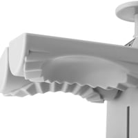 صانع السمبوسة بيضاوي خانتين بلاستيك