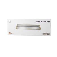 صحن تقديم اكريلك مستطيل 39*15 سم