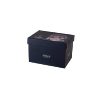 حامل مناديل كريستال تركي لون فضي