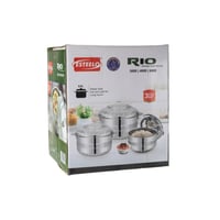طقم حافظات استيل ريو 3 قطعة