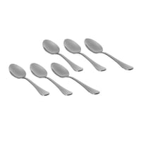 طقم ملاعق اكل استيل 6 قطع سادة