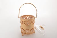 سطل ثلج معدن ذهبي