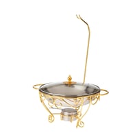 سخان طعام استيل ذهبي 6 ليتر