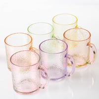 طقم اكواب ملون 6 قطع مثلج