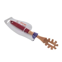 ملعقة خشب يد مطاط