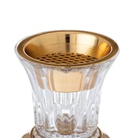 مبخرة كريستال تركي ذهبي