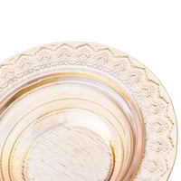 تمرية زجاج تركي عسلي وذهبي