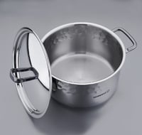 كوركماز طقم قدور استيل محجر تركي 8 قطعة