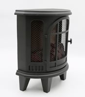 ديكور انارة على شكل مدفأة