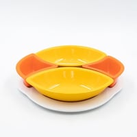 صحن مكسرات ملون 5 قطعة