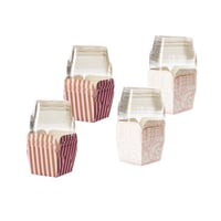 قوالب كب كيك 24 قطعة + 24 غطاء