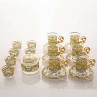 طقم قهوة وشاي اندلسي ديزاين 25 قطعة تركي