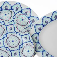 طقم سفرة 40 قطعة بورسلان ملو