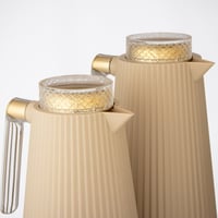 طقم ترامس بيج ذهبي يد اكريلك 2 قطعة