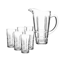 طقم جك وكاسات زجاج 7 قطع لومينارك