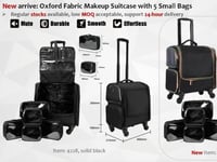 شنطه ميك اب قماش مع ملحقات من اوفر نايس