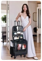 شنطه ميك اب قماش مع ملحقات من اوفر نايس